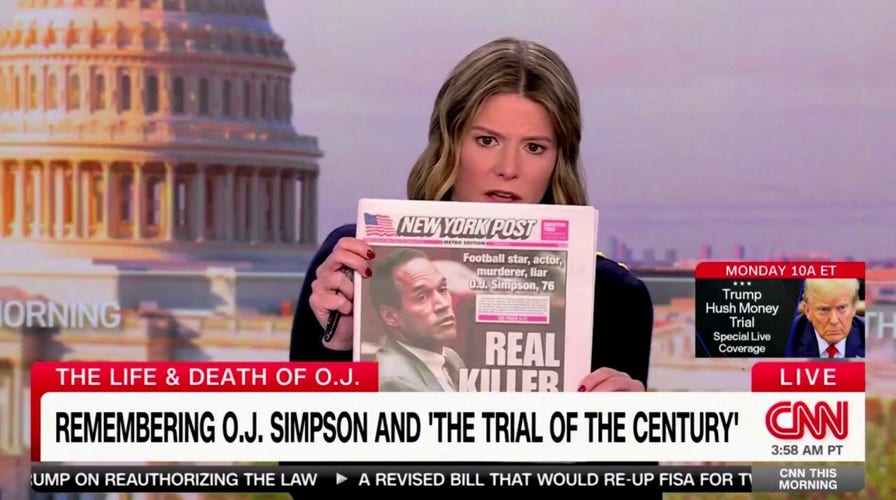 CNN host compares Trump trial to OJ Simpson murder trial