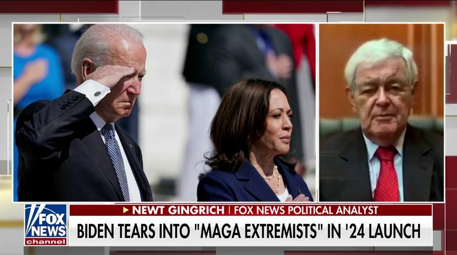 Newt Gingrich reacts to Biden's 2024 White House bid: US will 'decay' without 'profound change'