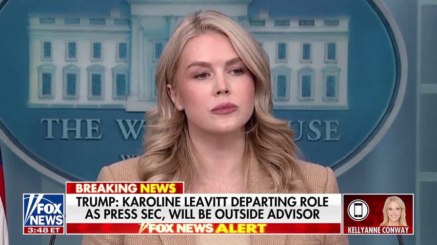 Karoline Leavitt leaving role as White House press secretary, calls service honor of a lifetime