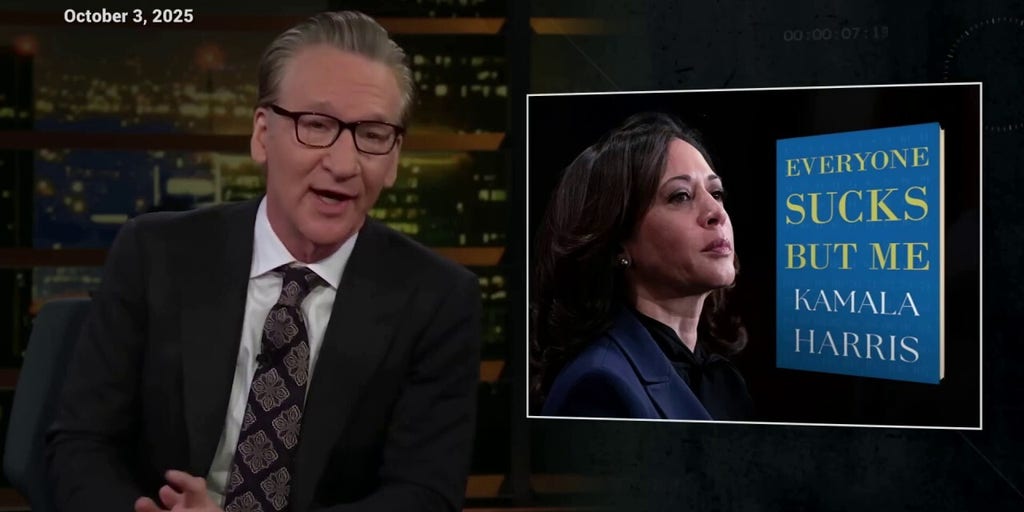 Bill Maher rips Kamala Harris' '107 Days' book, suggests different title