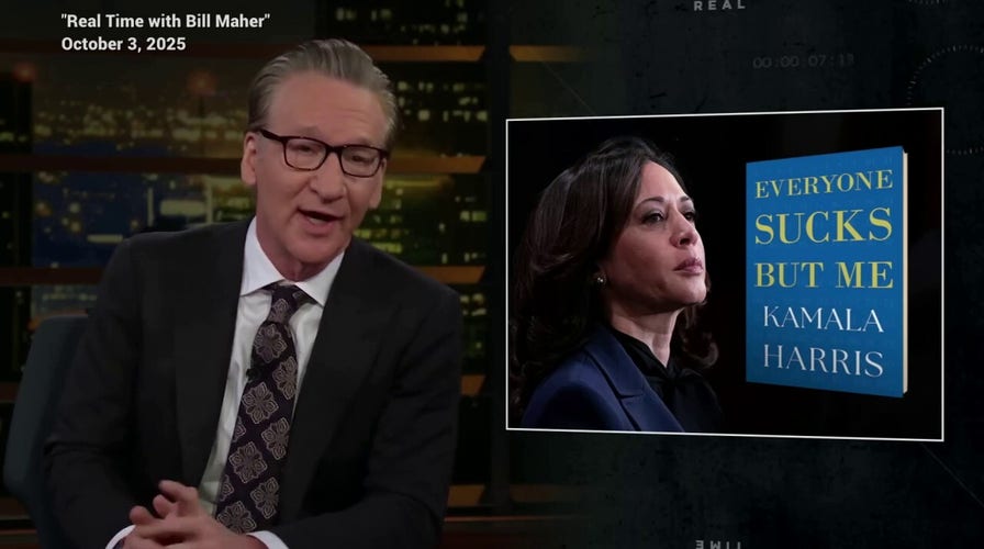 Bill Maher rips Kamala Harris' '107 Days' book, suggests different title