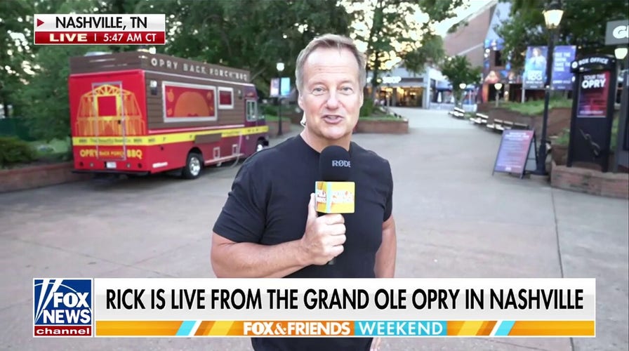 Rick Reichmuth makes a pit stop at the Grand Ole Opry in Nashville
