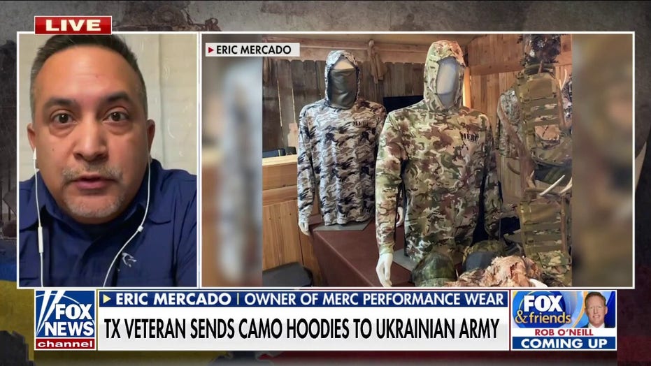 Texas veteran sending camo to Ukrainians says donations are ‘pouring in’ after Fox appearance