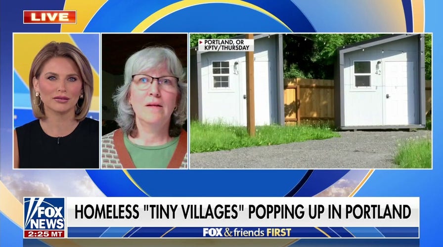 Homeless 'tiny villages' popping up in Portland 