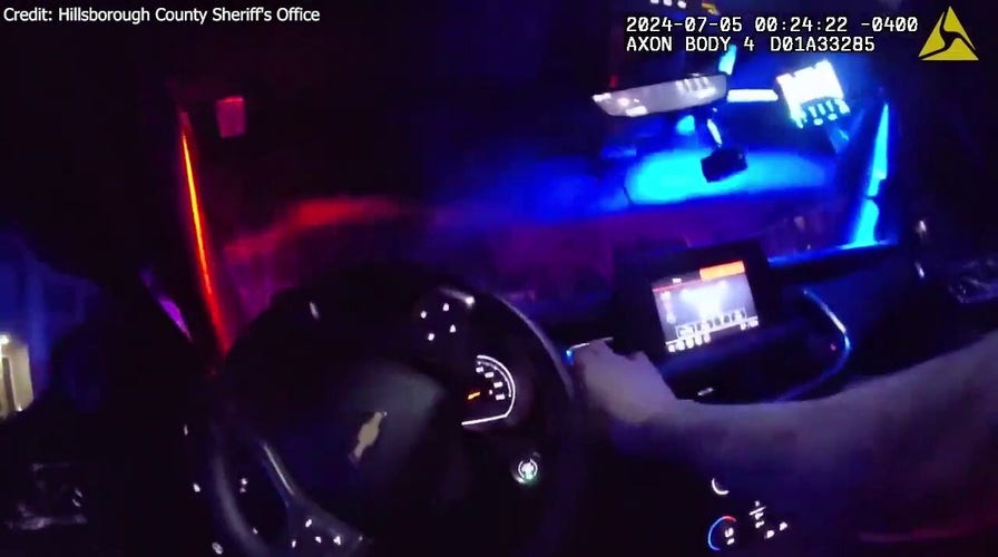 Florida bodycam shows suspect 'deliberately hit' Hillsborough County sheriff's deputy