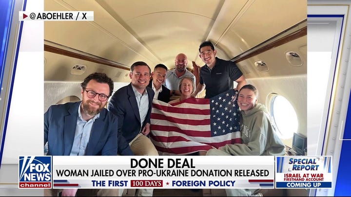 Done deal: Woman jailed over pro-Ukraine donation released