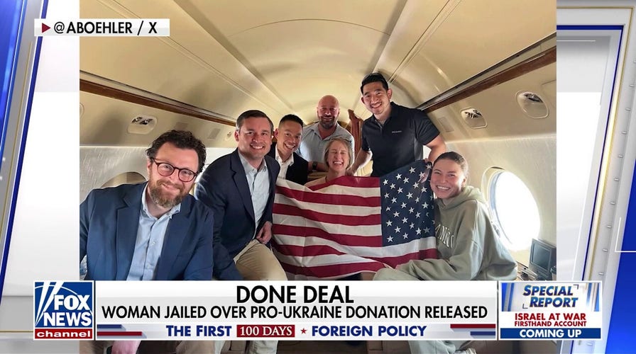 Done deal: Woman jailed over pro-Ukraine donation released