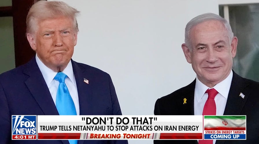 Trump tells Netanyahu to halt  attacks connected  Iran energy
