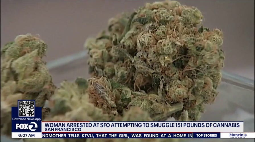 Woman allegedly caught with over 150 pounds of cannabis at San Francisco Airport