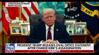 Trump releases Oval Office message on Charlie Kirk's assassination: 'He's a martyr for truth and freedom'