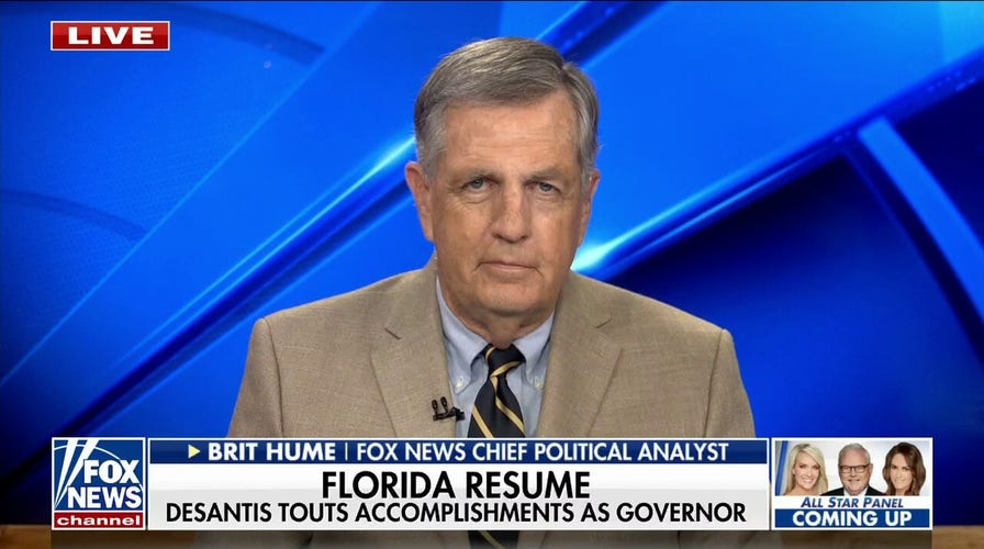 Trump and DeSantis are hitting back at each other with 'very long-distance jabs': Brit Hume