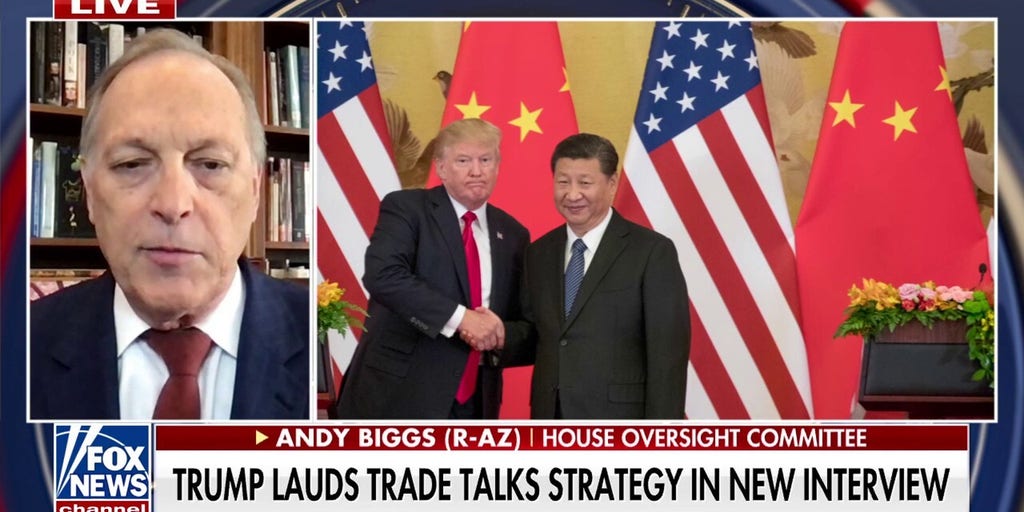 Rep. Andy Biggs says Trump is 'on the right track' regarding trade with China