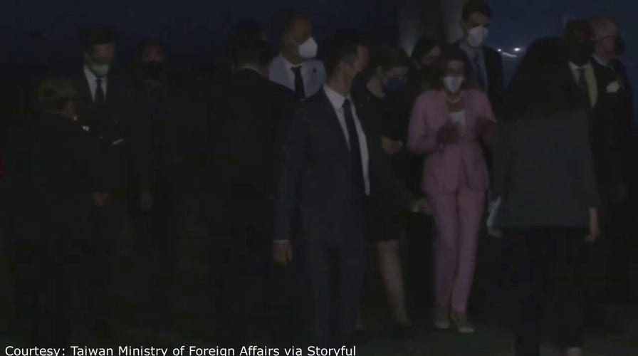 House Speaker Nancy Pelosi Arrives in Taiwan