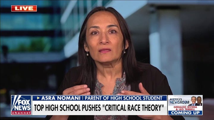 Parent of high school student: 'Indoctrination' occurring as schools push 'critical race theory'
