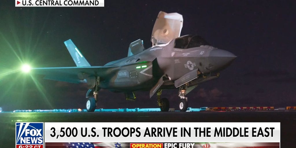 3,500 US troops arrive in the Middle East