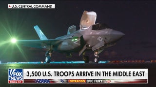 3,500 US troops arrive in the Middle East