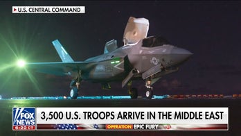 3,500 US troops arrive in the Middle East