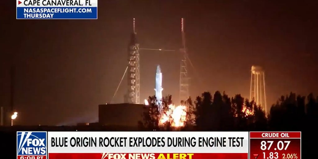 Blue Origin rocket explodes during engine test at Cape Canaveral