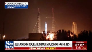 Un cohete de Blue Origin explota durante una prueba de motores en Cabo Cañaveral
