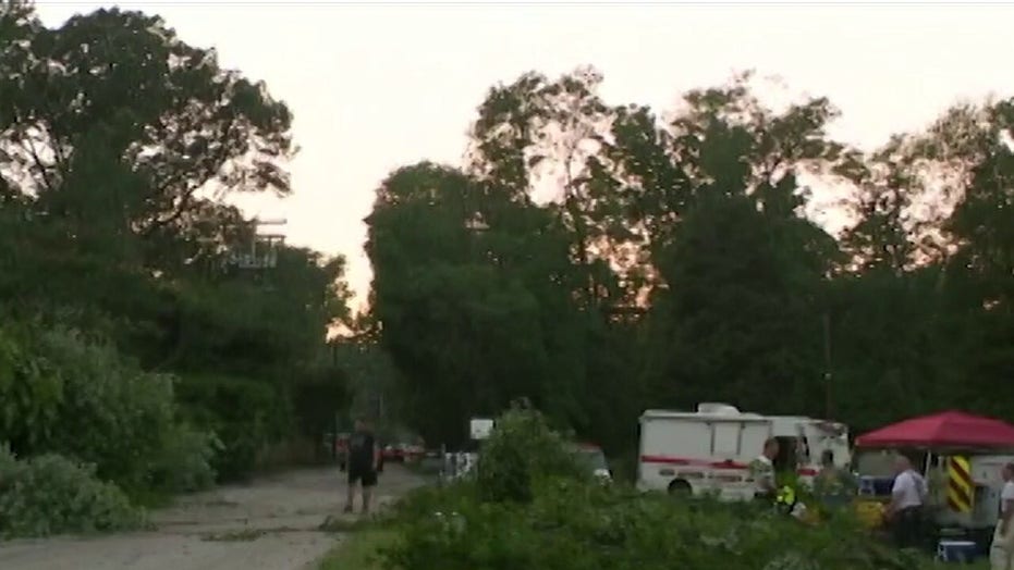 Tree Falls On Maryland Garage During Very Brief Storm 19 Sent To Hospitals Fox News