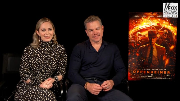 ‘Oppenheimer’ stars Matt Damon, Emily Blunt ‘love living in the same building’