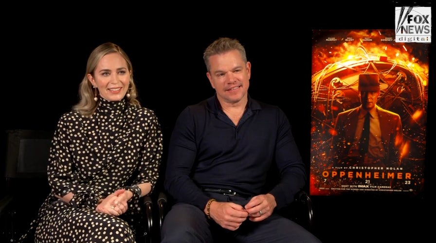 Oppenheimer' stars Matt Damon, Emily Blunt on being neighbors and the one  thing they'll never do together