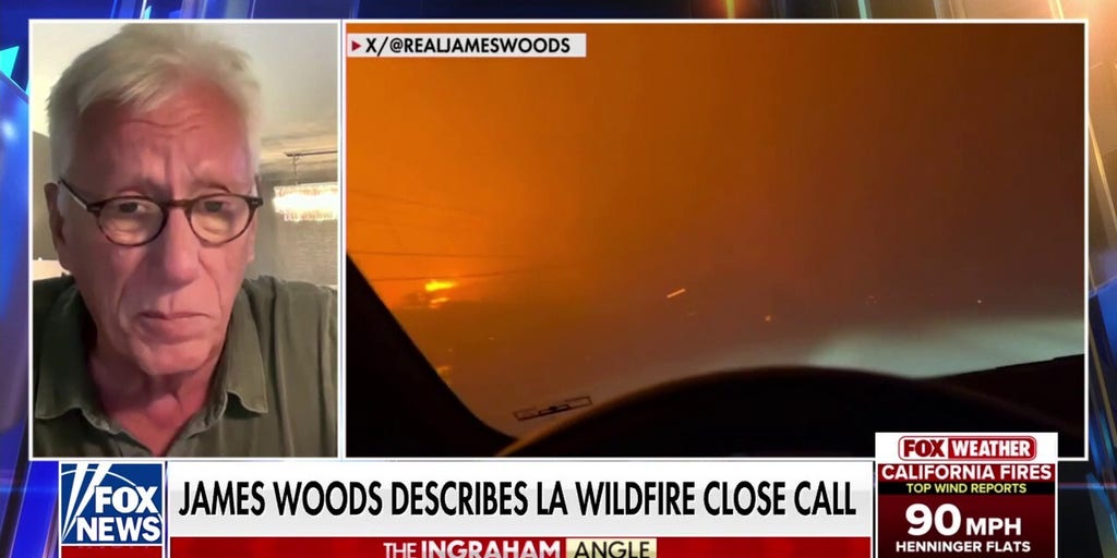 Actor James Woods says 'it's possible' his house is still standing
