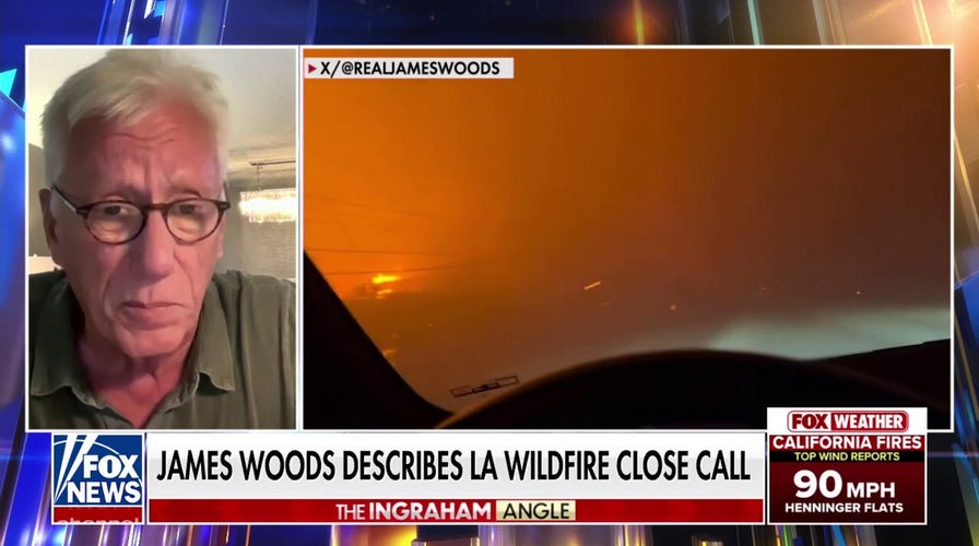 Actor James Woods says 'it's possible' his house is still standing