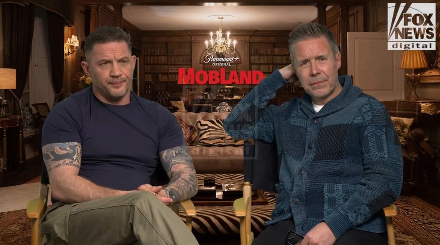 Tom Hardy says 'MobLand' co-stars Pierce Brosnan and Helen Mirren are ‘national treasures’