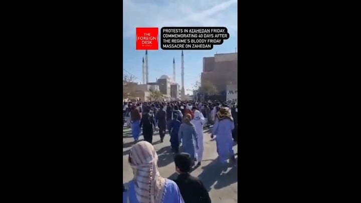 Iranians continue to protest against country's regime.