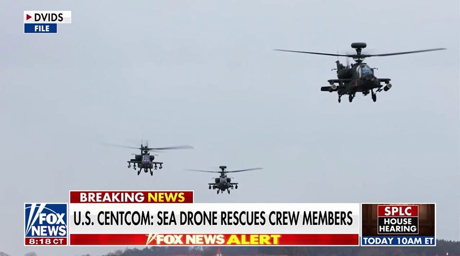 Sea drone rescues US crew members near coast of Oman