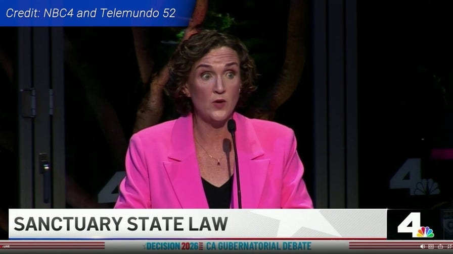 Republican's two-word response to Katie Porter on motherhood draws gasps from audience
