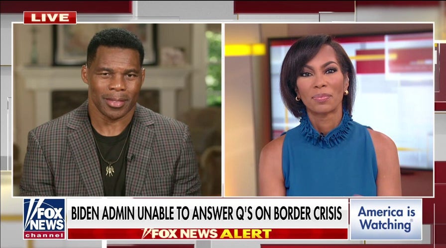 Herschel Walker questions Biden admin priorities amid border crisis: 'They are to blame'