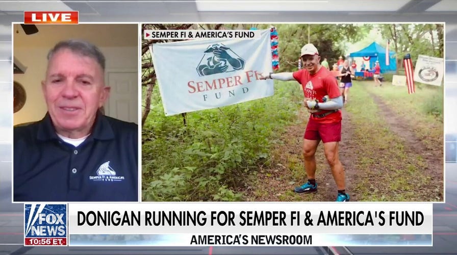 Marine veteran runs 450th marathon despite recent cancer treatment: ‘For the wounded warriors’