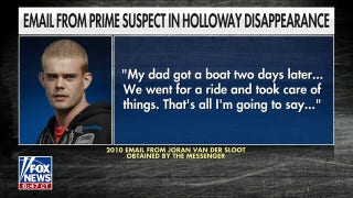 Bombshell Joran van der Sloot email: Suspected killer 'took care of things' after Holloway disappearance - Fox News