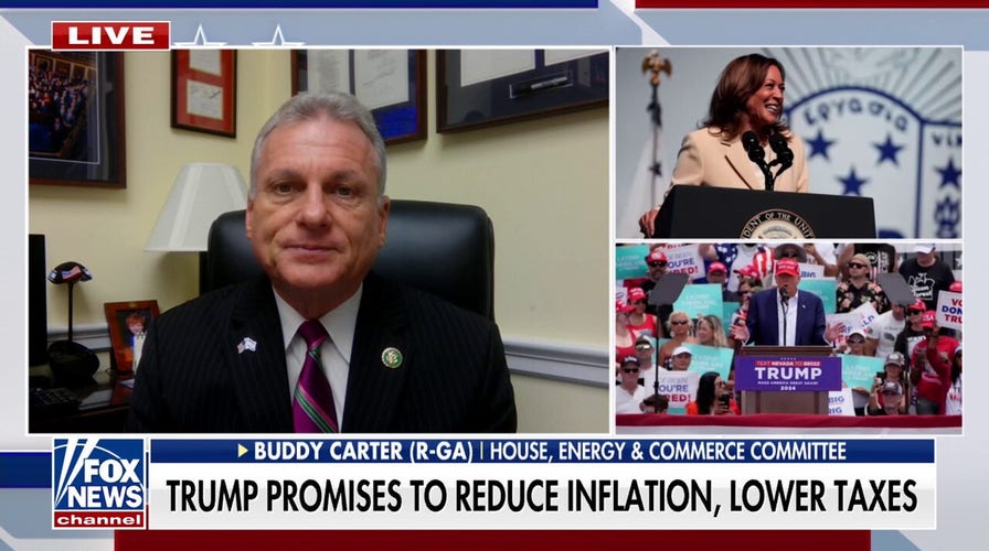 Rep. Buddy Carter slams Harris for claiming she will fix economy over next four years: 'Give me a break'