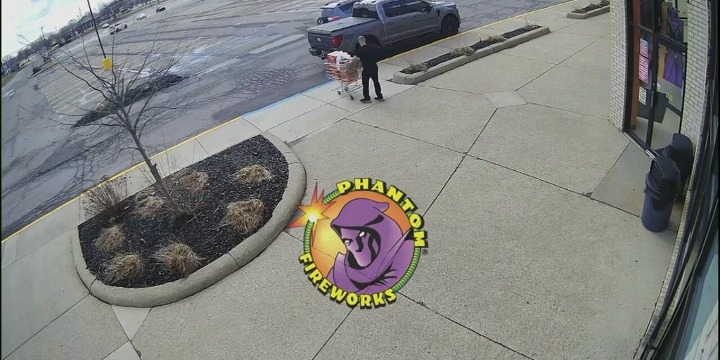 Michigan synagogue attack suspect seen in video buying fireworks