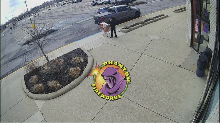 Michigan synagogue attack suspect seen in video buying fireworks