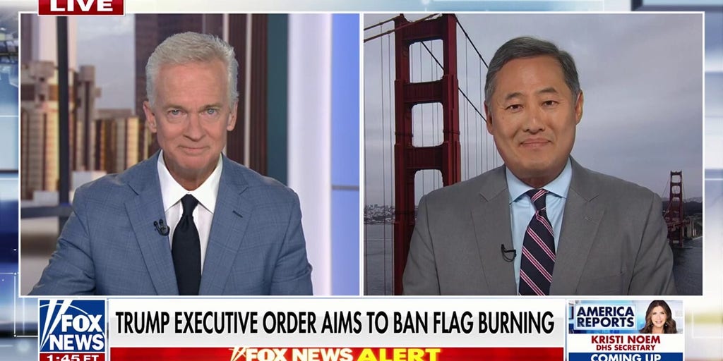 Trump signs executive order to ban flag burning