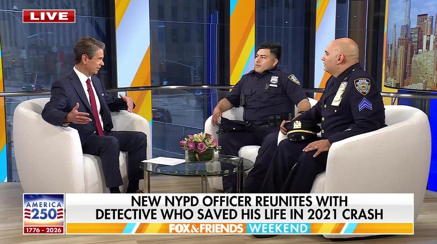 New NYPD officer inspired by life-saving rescue