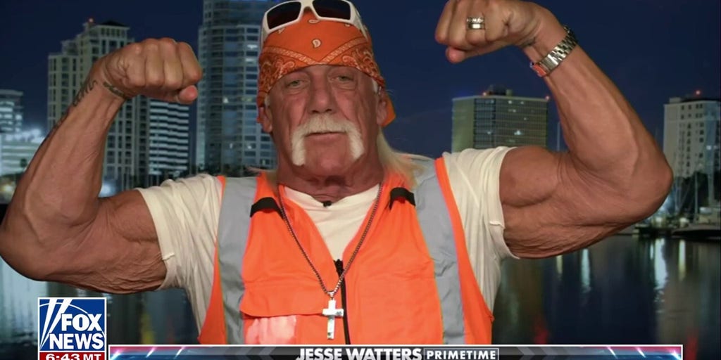 Hulk Hogan dons a garbage worker vest after Biden's remarks