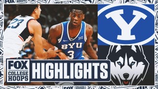 No. 7 BYU Cougars vs. No. 3 UConn Huskies Highlights | FOX College Hoops
