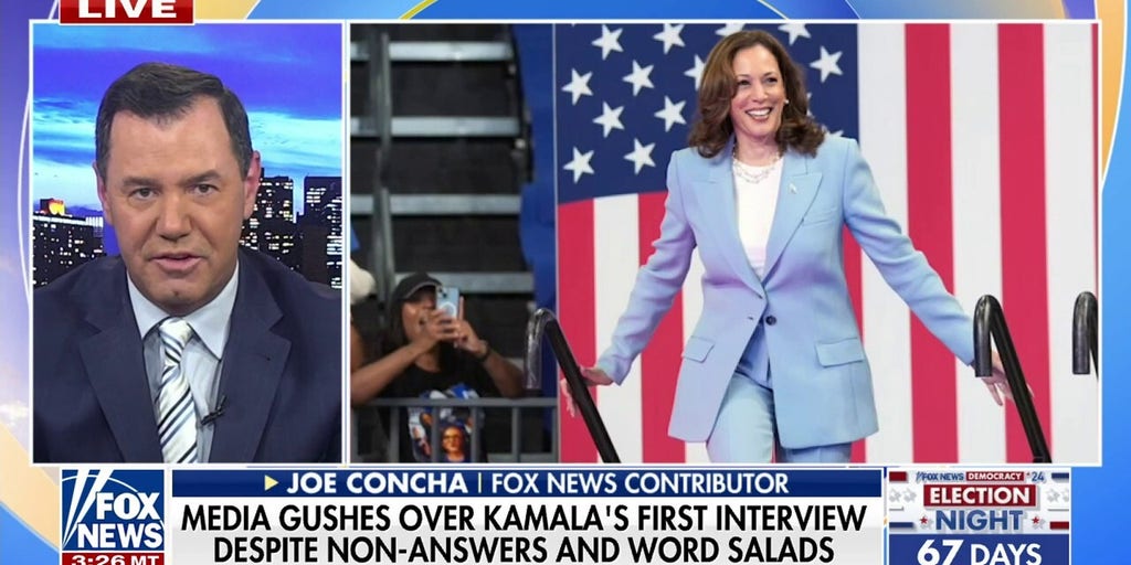 Joe Concha slams Kamala Harris' sit-down interview with CNN: 'Hot mess'