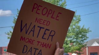 Demonstrators protest data centers in Missouri