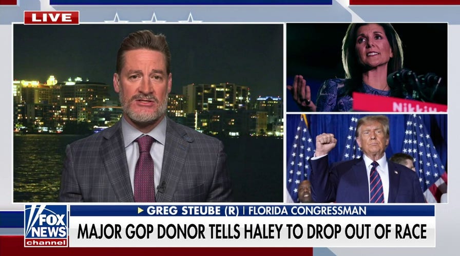 Steube agrees with GOP donor calling for Haley to drop out: 'No path for her'