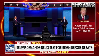 Trump demands Biden be drug tested before debates 