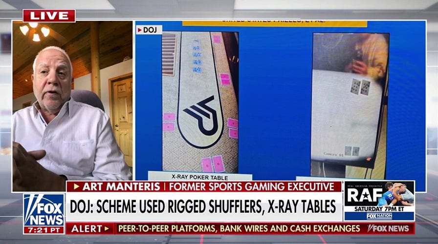 Illegal gambling scheme allegedly used rigged shufflers, X-ray tables