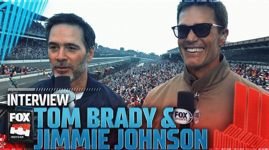 Tom Brady & Jimmie Johnson share experiences at Indy 500 | INDYCAR on FOX