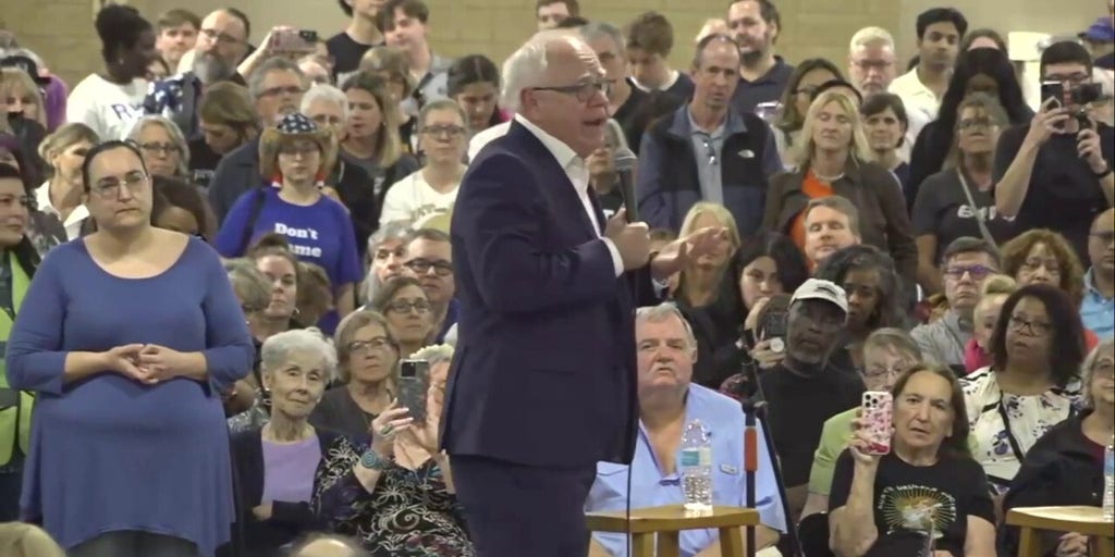 Tim Walz says a shadow government is needed to counter Trump