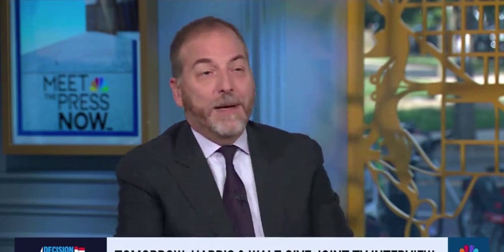 NBC's Chuck Todd calls Kamala Harris avoiding interviews a 'mistake'